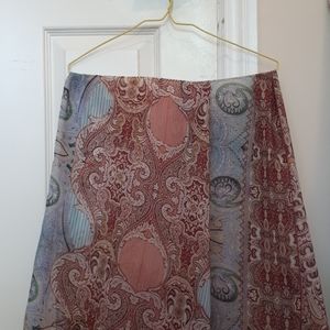 Multi-coloured Paisley Scarf